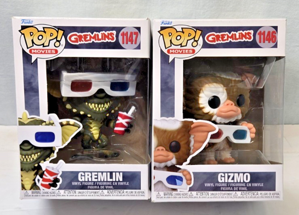 Gremlins Funko Pop Lot Of 2 #1146 Gizmo #1147 Gremlin